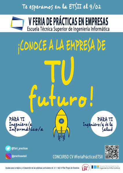 cartel_VFeriaPracticas_ETSII_2-2022